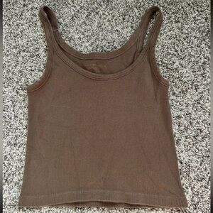 Brown Brandy Melville Tank Top